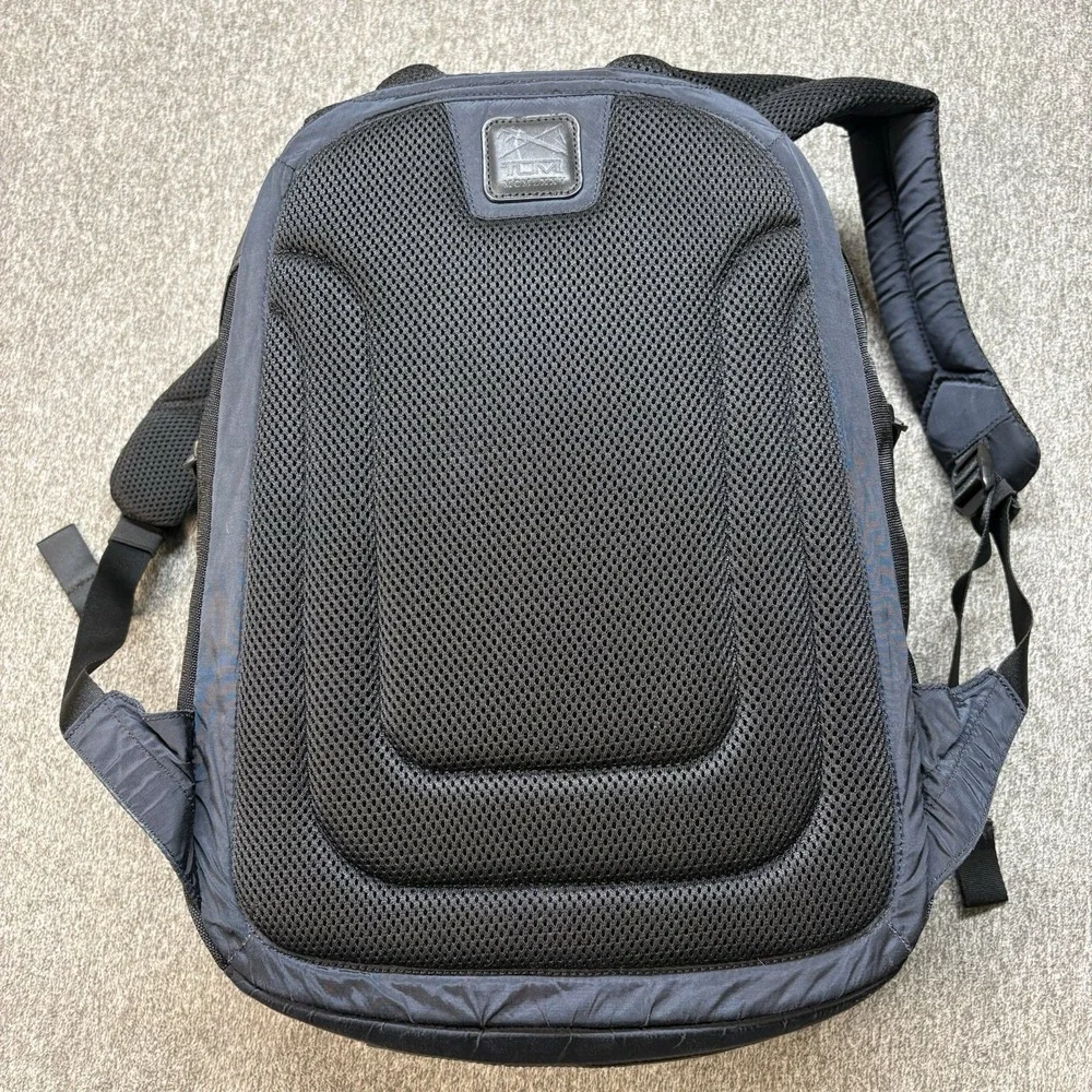 Tumi Backpack Virtue Diligence Black Ballistic Nylon Laptop Work School